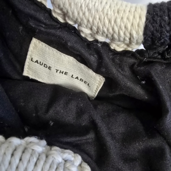 Curateur x Laude The Label Bohemian Handmade The Gabby Macrame Bag NWT - Picture 8 of 14
